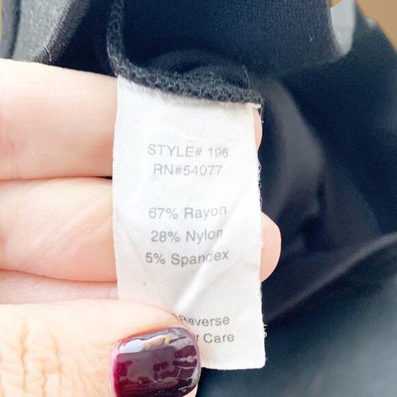 CABi Midtown Ponte Riding Ankle Zip Leggings Black #196 Size Small S Classic - Picture 8 of 13